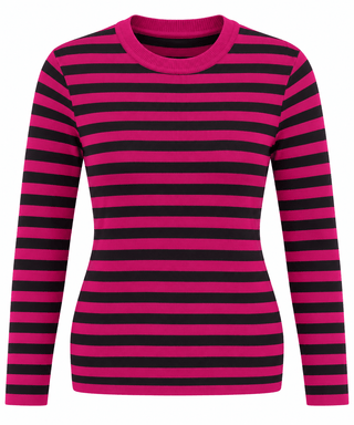 Striped Long Sweater Top