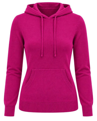 Sunday Stroll Sweater Hoodie - Magenta