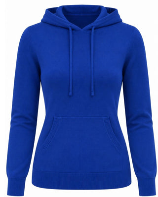 Sunday Stroll Sweater Hoodie - Royal Blue