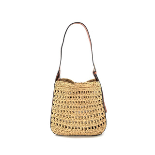 Sunlit Coast Woven Straw Cala Bag