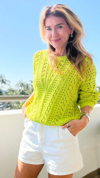 Sunlit Layers of Texture Sweater