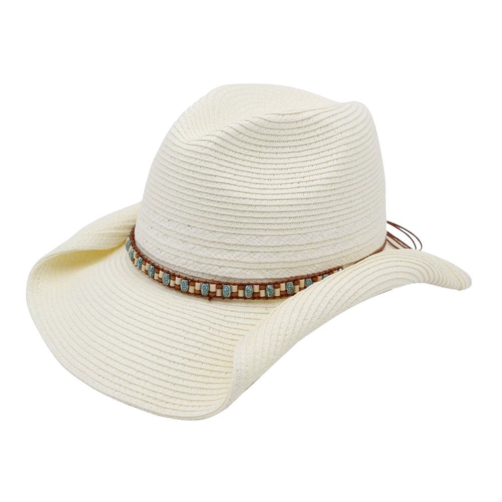Sunset Beads Straw Hat