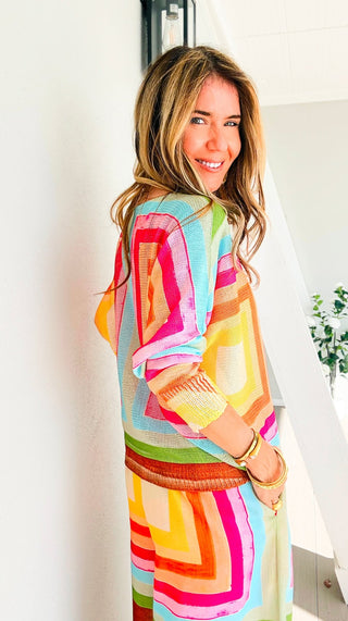 Sunset Glow St Tropez Italian Knit