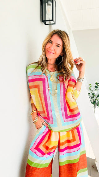 Sunset Glow St Tropez Italian Knit