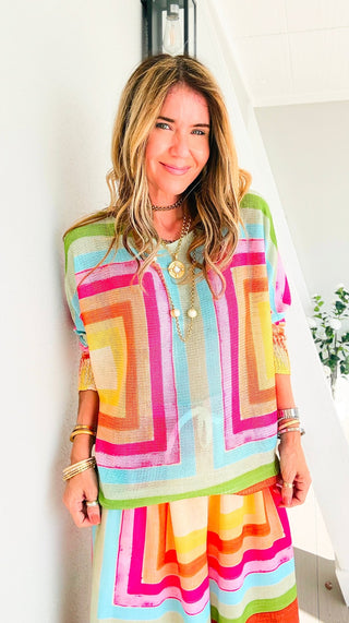 Sunset Glow St Tropez Italian Knit
