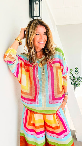 Sunset Glow St Tropez Italian Knit