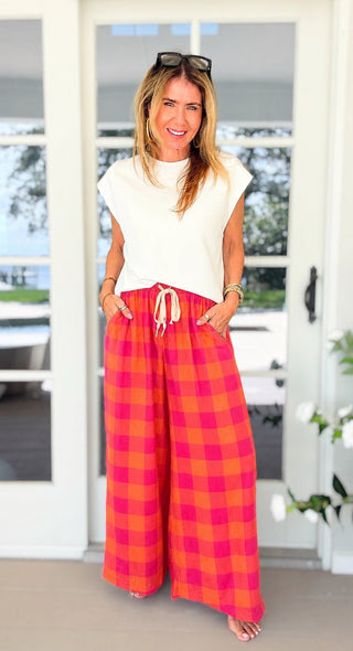 Sunset Sangria Ibiza Italian Pants