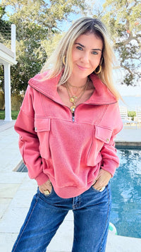 Sunset Trail Utility Pocket Sweatshirt