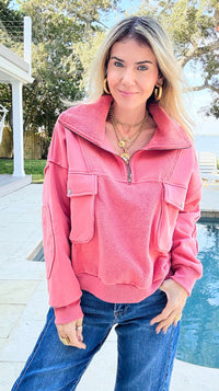 Sunset Trail Utility Pocket Sweatshirt