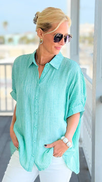 Sunset Whisper Button Down Top