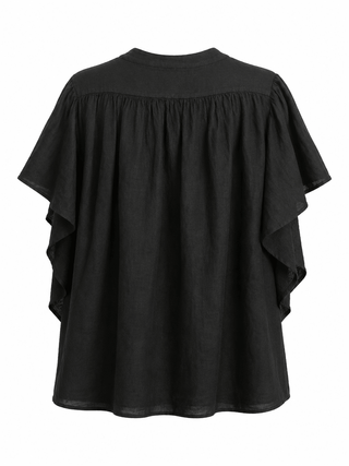 Sweet Simplicity Italian Top- Black