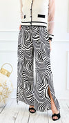 Swirl Effect Wide Leg Pant-100 Pants-spin usa-Coastal Bloom Boutique, find the trendiest versions of the popular styles and looks Located in Indialantic, FL