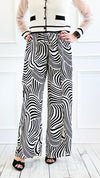 Swirl Effect Wide Leg Pant-100 Pants-spin usa-Coastal Bloom Boutique, find the trendiest versions of the popular styles and looks Located in Indialantic, FL