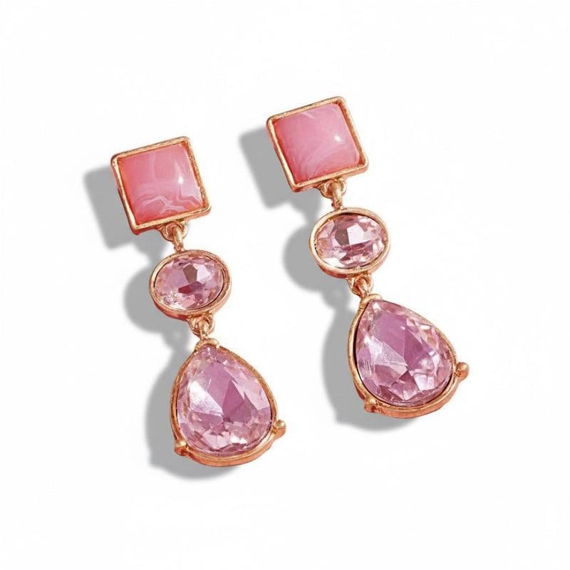 Teardrop Drop Earrings-230 Jewelry-NYW-Coastal Bloom Boutique, find the trendiest versions of the popular styles and looks Located in Indialantic, FL