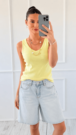 The Everyday Ease Denim Shorts