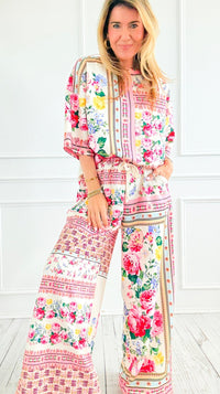The Floral Mosaic Italian Scuba Set