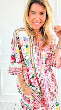 The Floral Mosaic Italian Scuba Set
