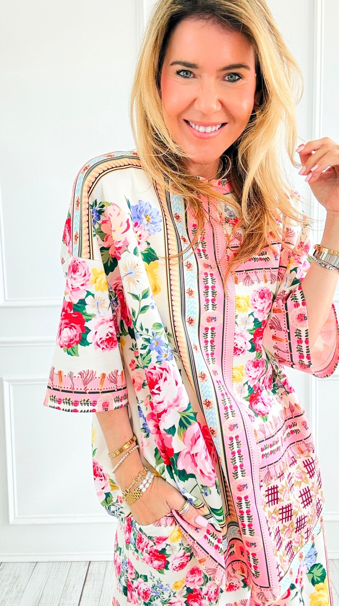 The Floral Mosaic Italian Scuba Set