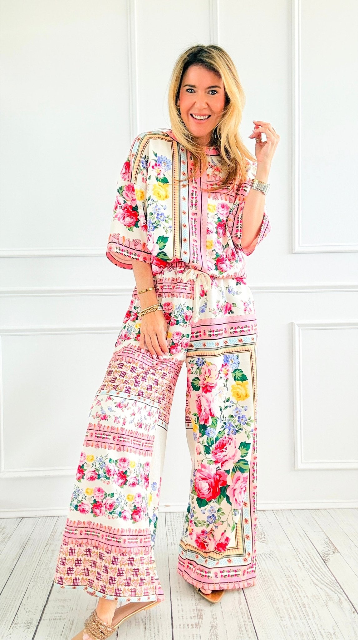 The Floral Mosaic Italian Scuba Set