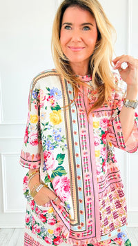 The Floral Mosaic Italian Scuba Set