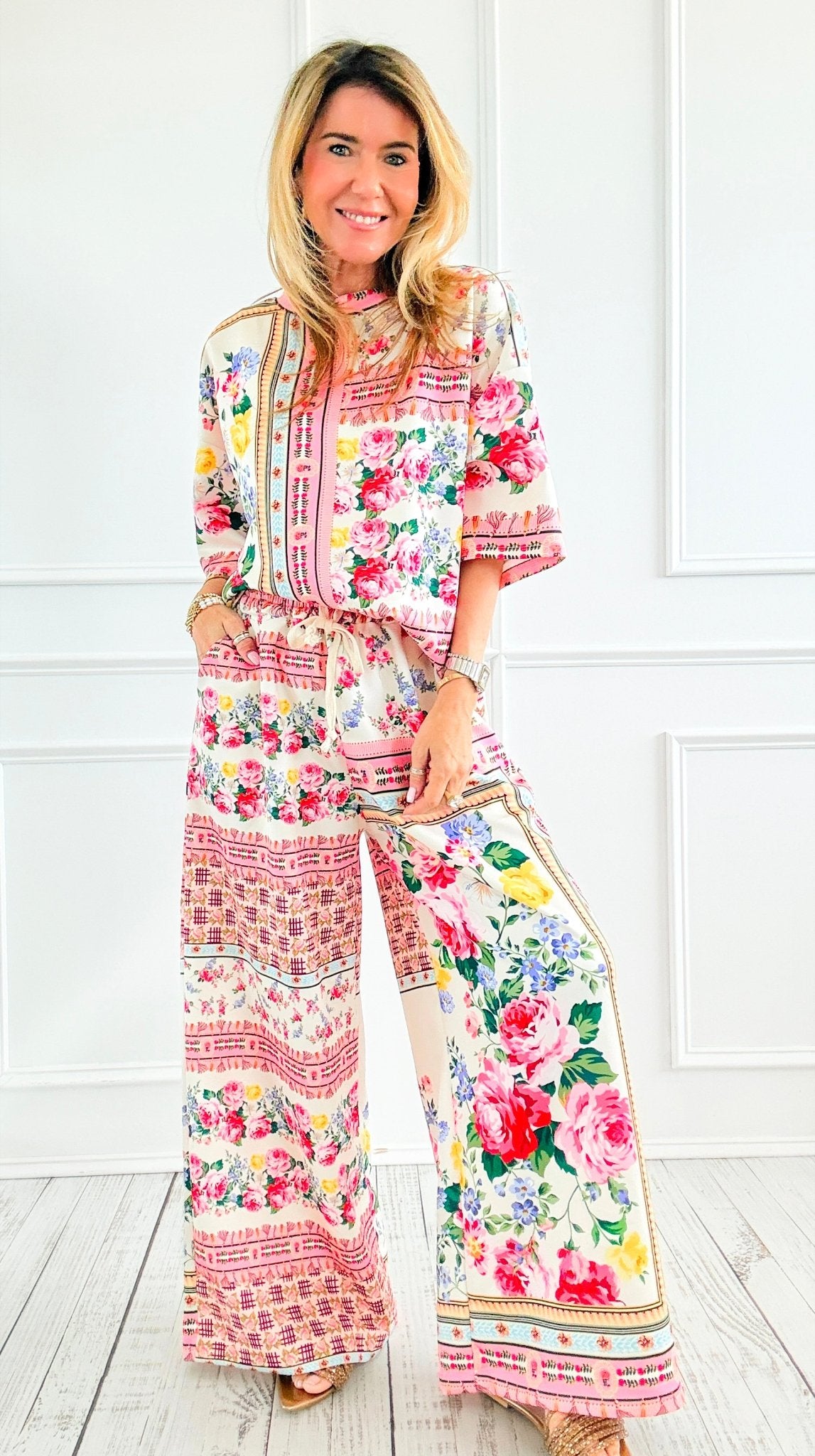 The Floral Mosaic Italian Scuba Set