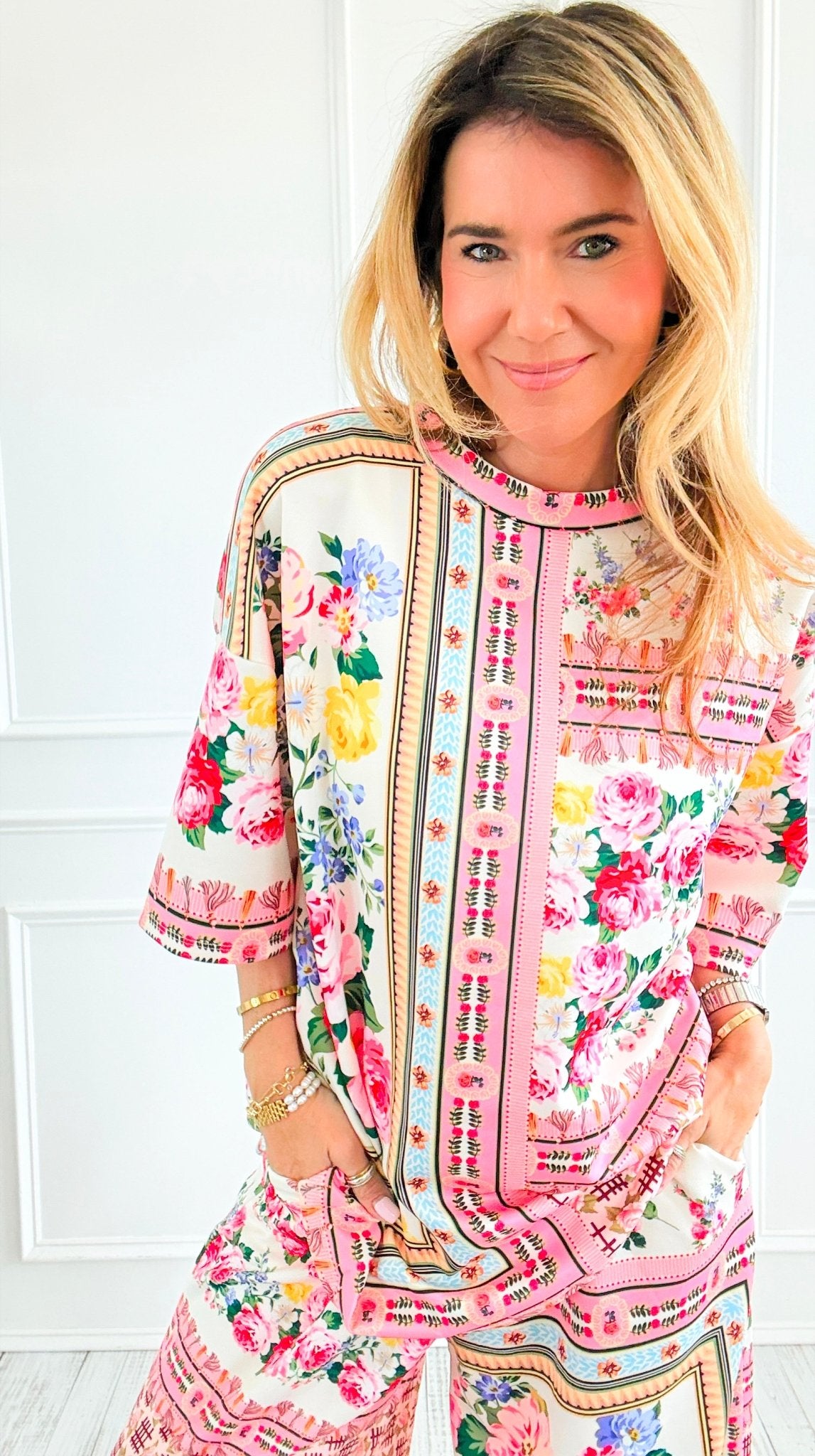 The Floral Mosaic Italian Scuba Set