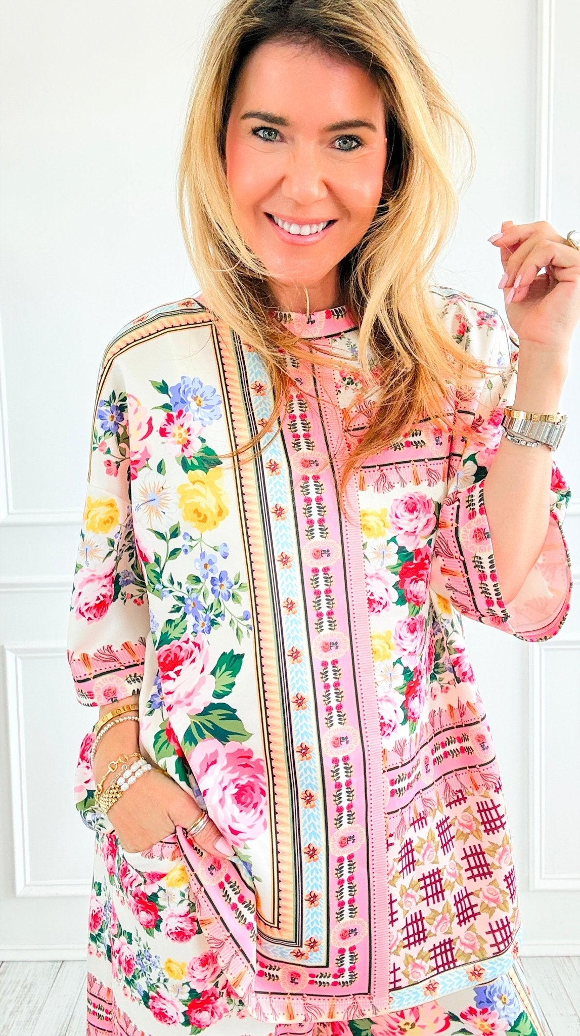 The Floral Mosaic Italian Scuba Set