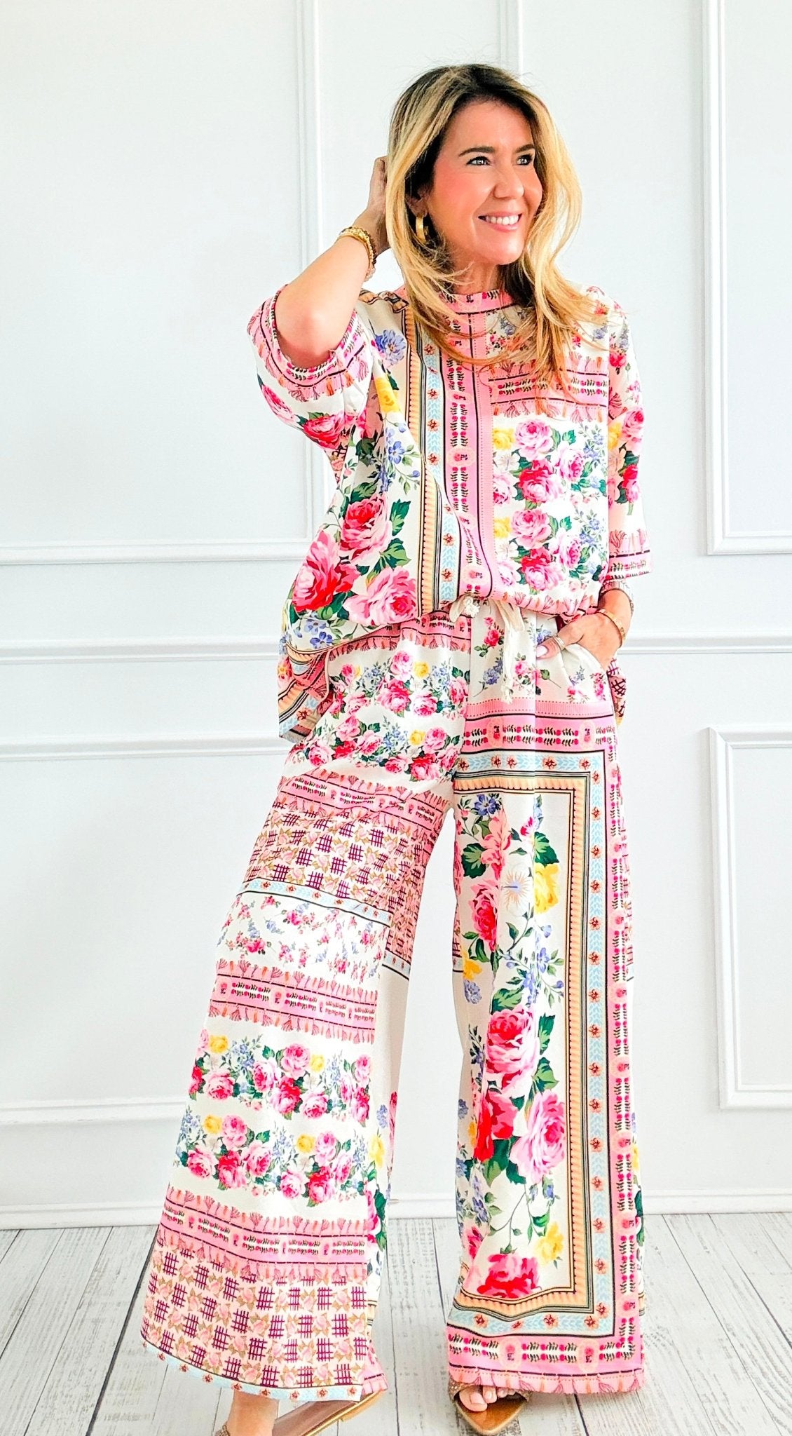 The Floral Mosaic Italian Scuba Set