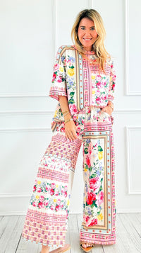 The Floral Mosaic Italian Scuba Set