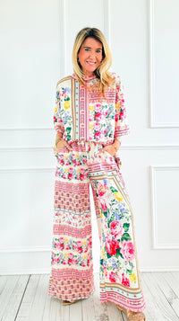 The Floral Mosaic Italian Scuba Set