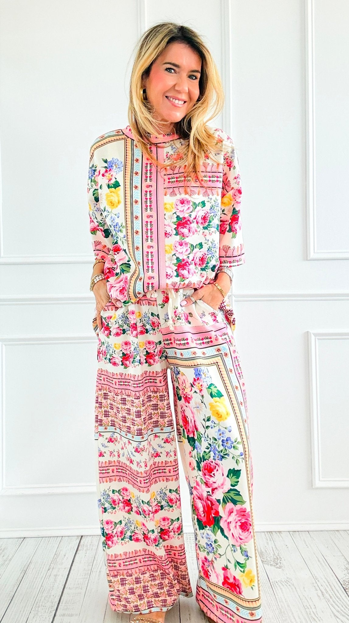 The Floral Mosaic Italian Scuba Set