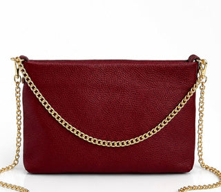 'The Forever' Italian Leather Shoulder Bag- Wine