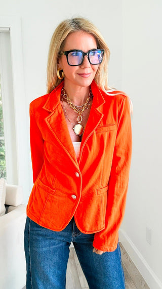 The Ini Italian Blazer - Orange