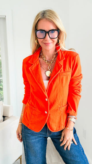 The Ini Italian Blazer - Orange