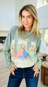 The Last Supper Italian Milano Sweater-140 Sweaters-SORPRESA-Coastal Bloom Boutique, find the trendiest versions of the popular styles and looks Located in Indialantic, FL