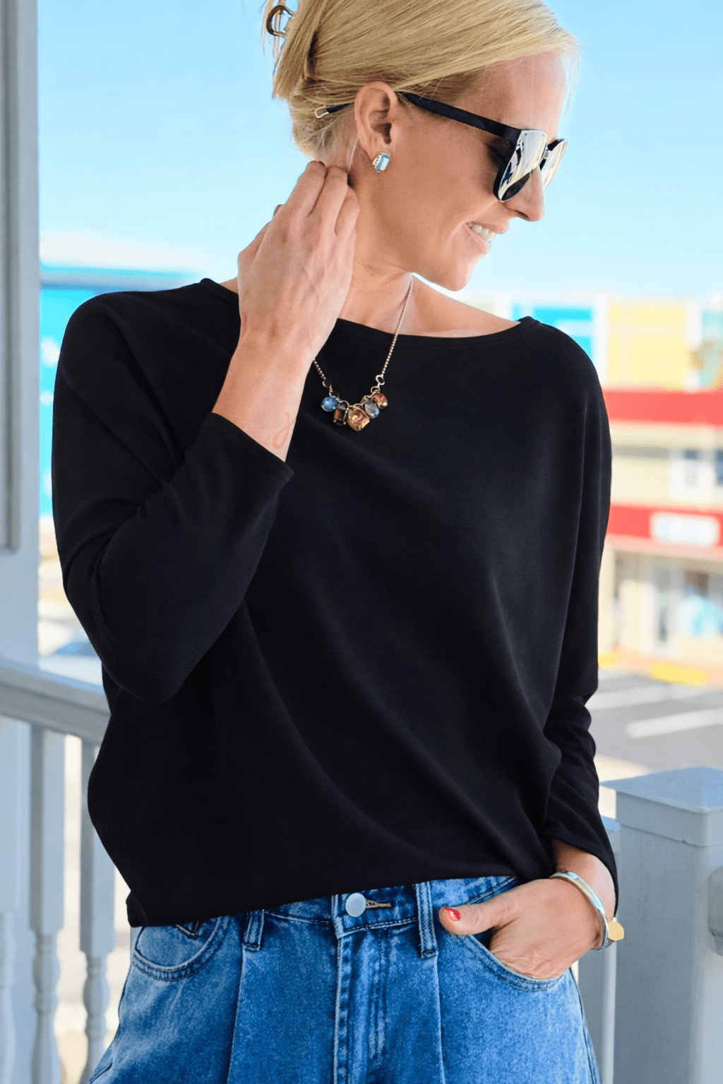 The Margo Top - Black