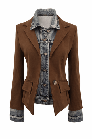 The Milan Edit Italian Jacket - Brown