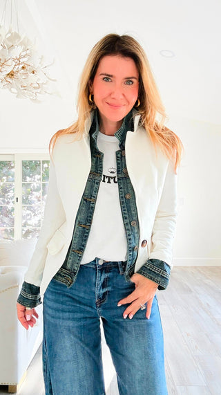 The Milan Edit Italian Jacket - Off White