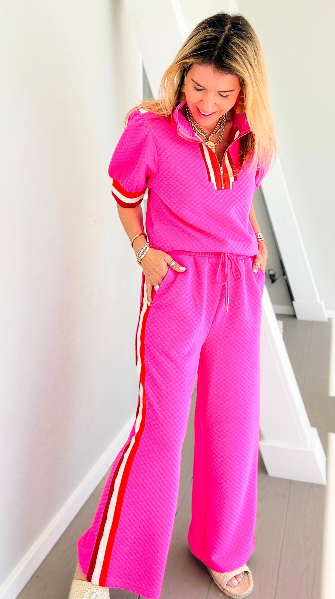 The Sport Luxe Set - Pink