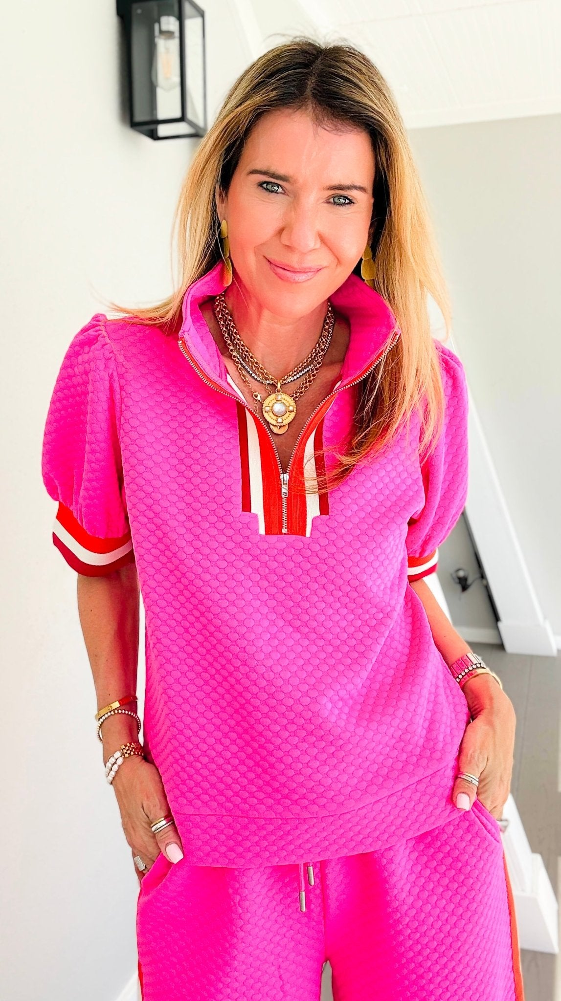 The Sport Luxe Set - Pink