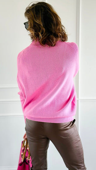The Sweeter the Sweater-140 Sweaters-Zenana-Coastal Bloom Boutique, find the trendiest versions of the popular styles and looks Located in Indialantic, FL