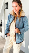 The Switch Up Reversible Jacket-160 Jackets-rivir-Coastal Bloom Boutique, find the trendiest versions of the popular styles and looks Located in Indialantic, FL