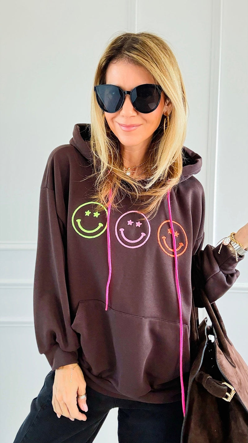 Three Shades of Happiness Italian Sweatshirt-110 Long Sleeve Tops-LAVVIA-Coastal Bloom Boutique, find the trendiest versions of the popular styles and looks Located in Indialantic, FL