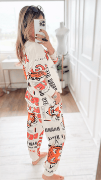 Tiger Seeds-Block Print Sweatshirt-110 Long Sleeve Tops-L.A SOUL-Coastal Bloom Boutique, find the trendiest versions of the popular styles and looks Located in Indialantic, FL