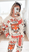 Tiger Seeds-Block Print Sweatshirt-110 Long Sleeve Tops-L.A SOUL-Coastal Bloom Boutique, find the trendiest versions of the popular styles and looks Located in Indialantic, FL