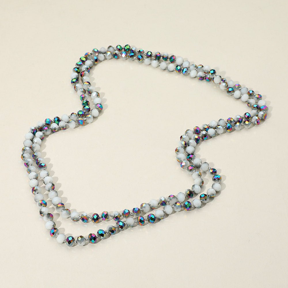 Timeless Beaded Statement Necklace - Gray-230 Jewelry-NYW-Coastal Bloom Boutique, find the trendiest versions of the popular styles and looks Located in Indialantic, FL