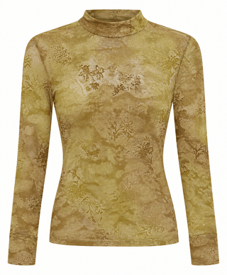 Tonal Textured Long Sleeve Top