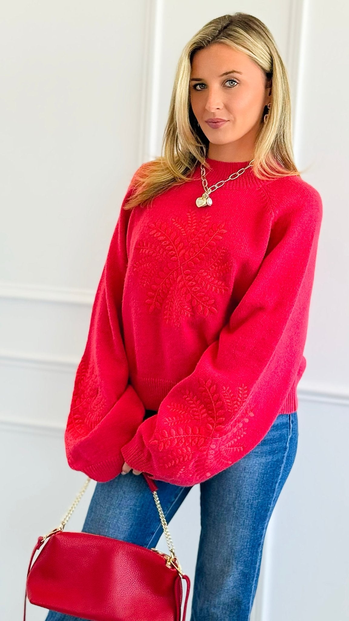 Tree of Life Sweater-140 Sweaters-&MERCI-Coastal Bloom Boutique, find the trendiest versions of the popular styles and looks Located in Indialantic, FL