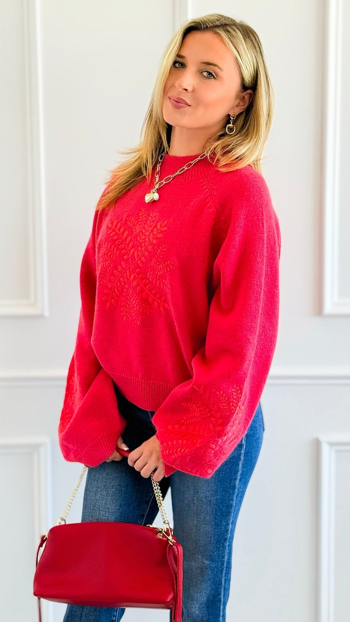 Tree of Life Sweater-140 Sweaters-&MERCI-Coastal Bloom Boutique, find the trendiest versions of the popular styles and looks Located in Indialantic, FL