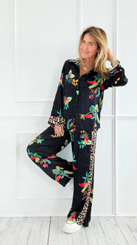 Tropical Elite Italian Set-210 Loungewear/Sets-Mitica & Co-Coastal Bloom Boutique, find the trendiest versions of the popular styles and looks Located in Indialantic, FL
